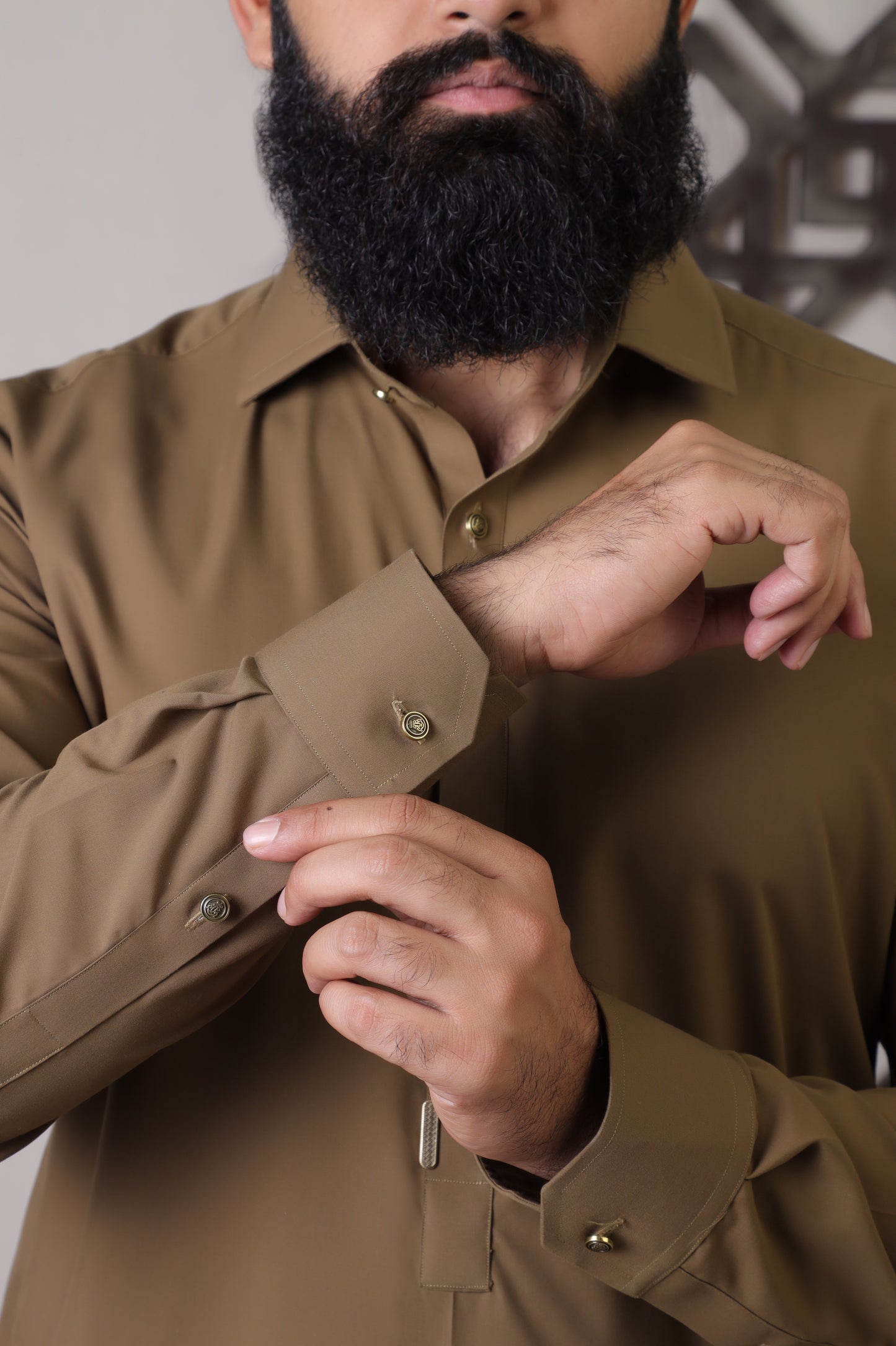 FAKHR-E-ZAREEN ( OLIVE GREEN )
