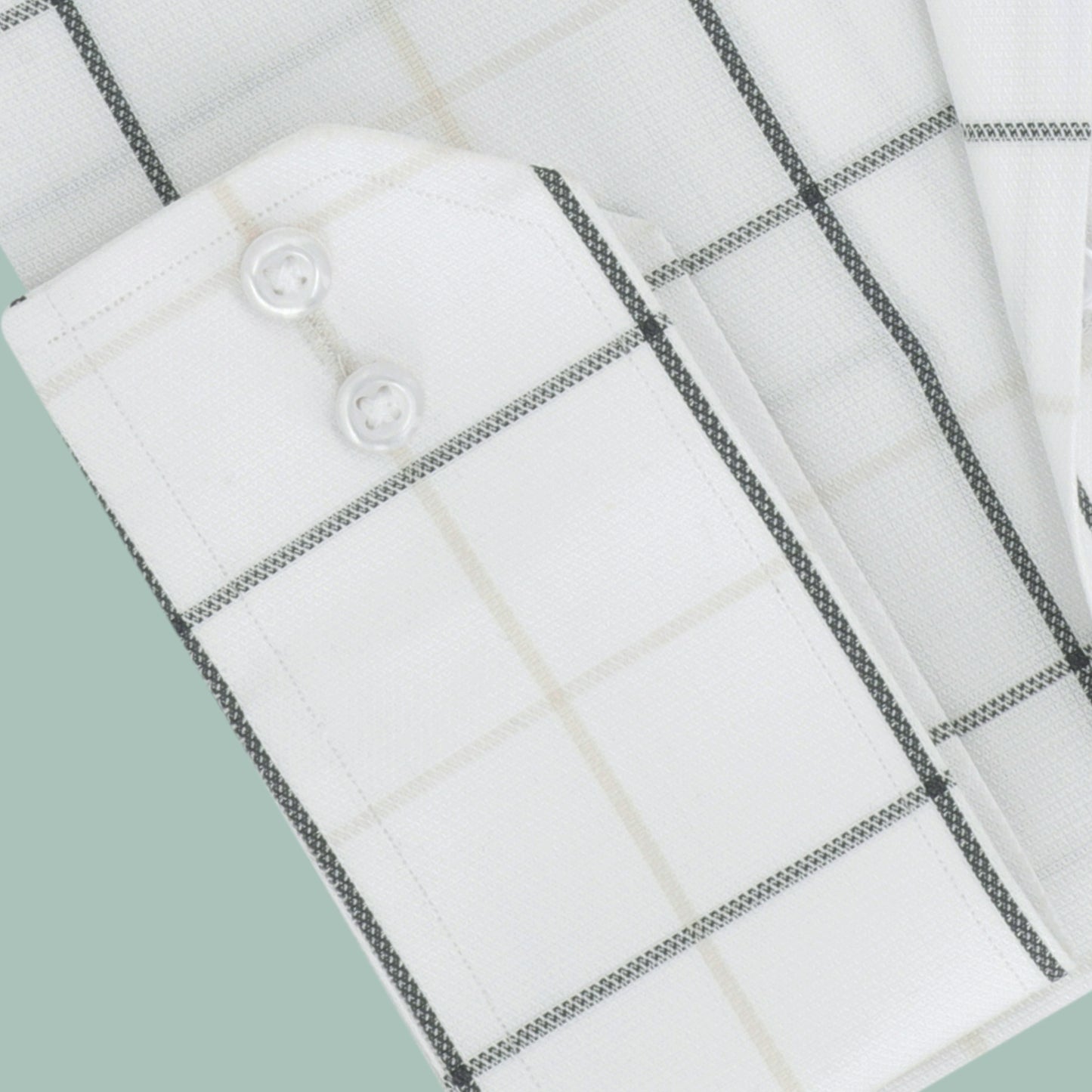 WINDOWPANE WHITE CHECKS