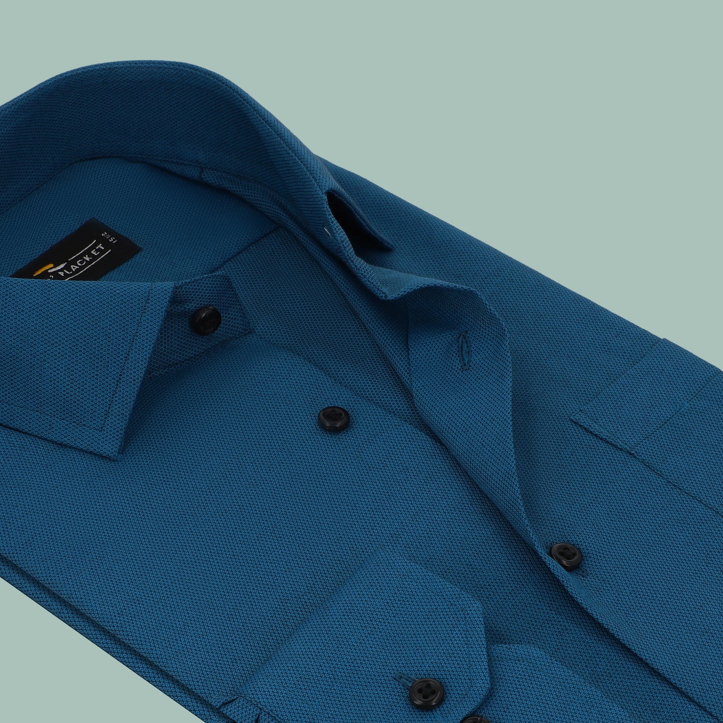 OXFORD TEAL BLUE SHIRT