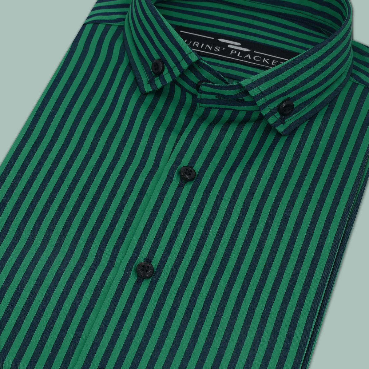 PINE GREEN STRIPES - Durins Placket