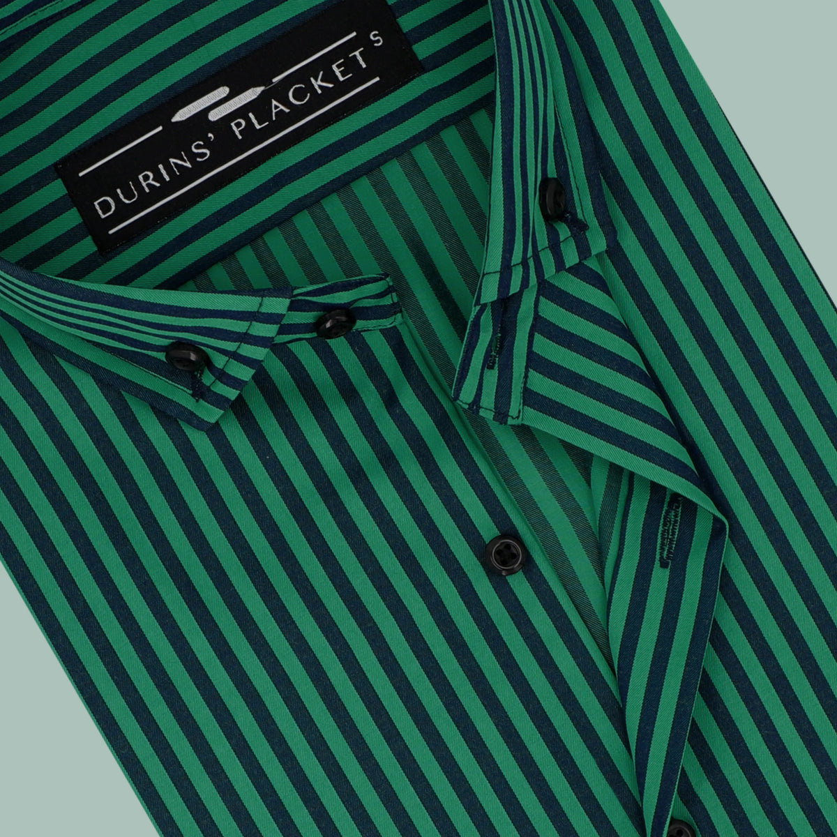PINE GREEN STRIPES - Durins Placket