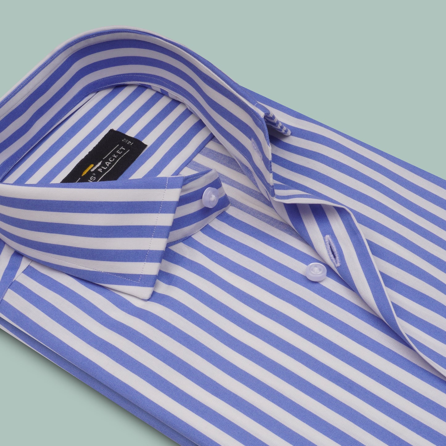 AWNING NEON BLUE STRIPES