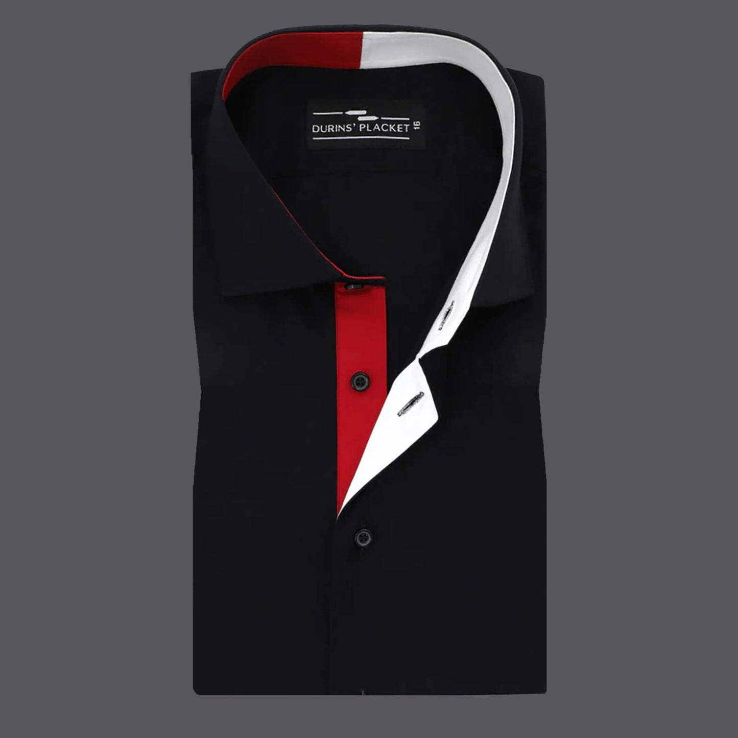 DURHAM BLACK INLAY - Durins Placket