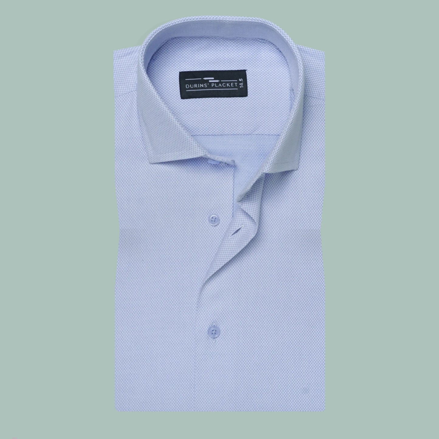 FROSTED BLUE MATRIX SHIRT - Durins Placket