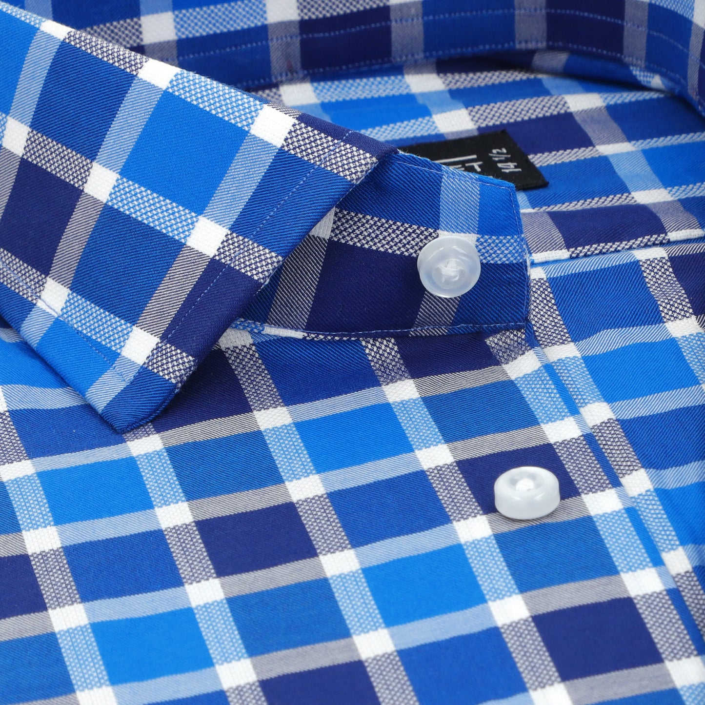 TITAN AZURE BLUE CHECKS - Durins Placket
