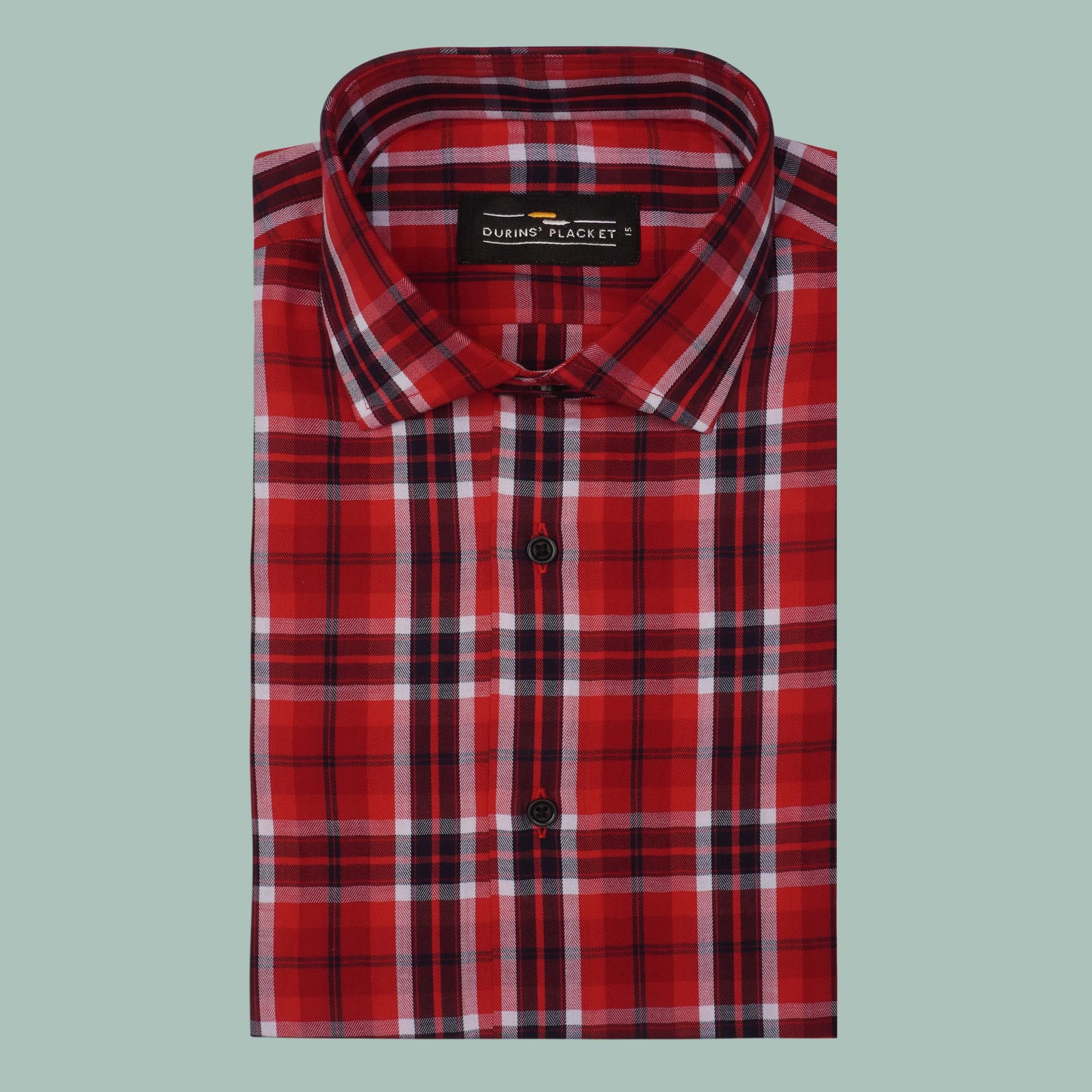 FLANNEL RED CHECKS - Durins Placket