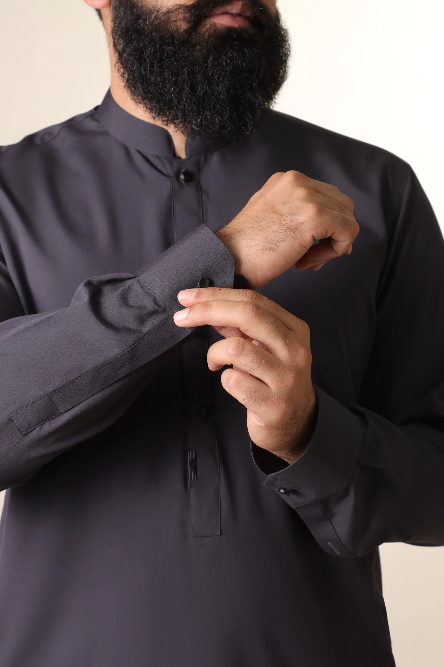 AHAN E ZULFIQAR ( DARK GREY ) - Durins Placket