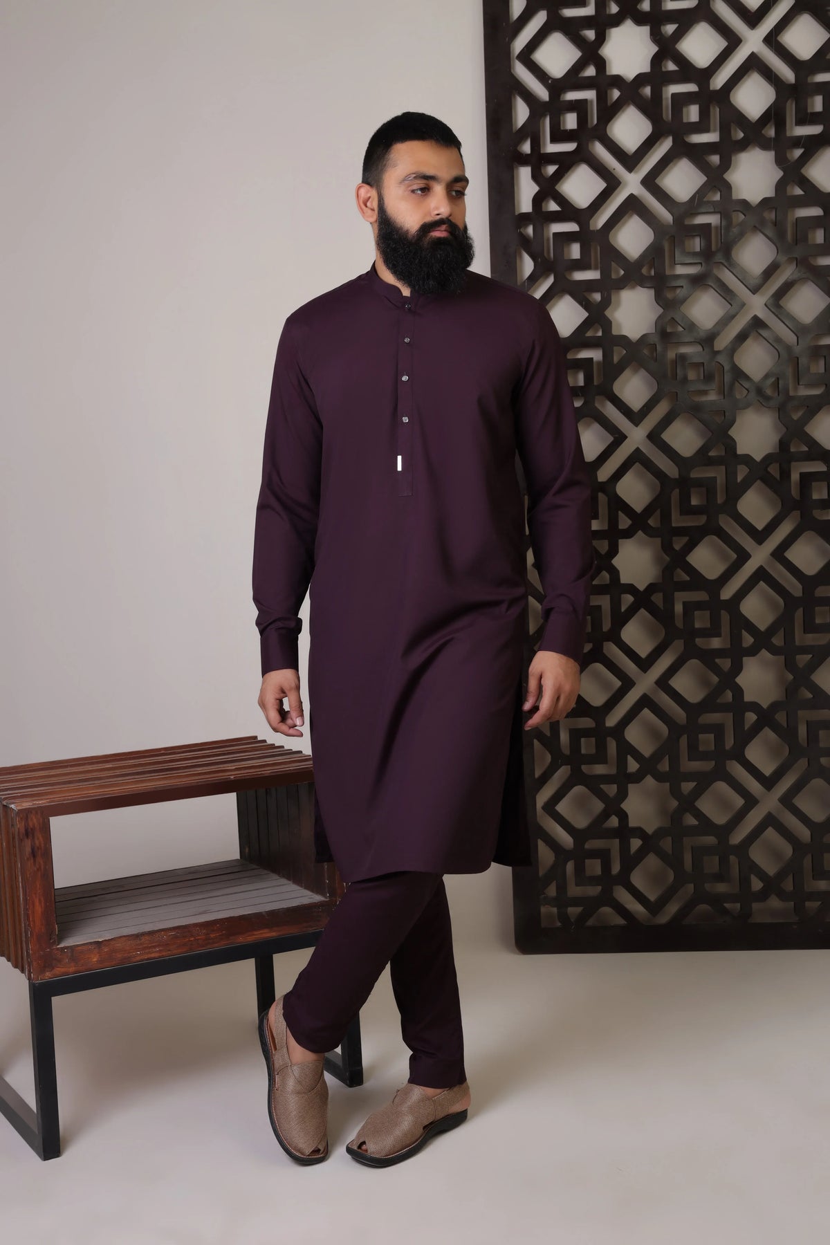 BANAFSH-E-TAAB ( MAUVE PURPLE ) - Durins Placket