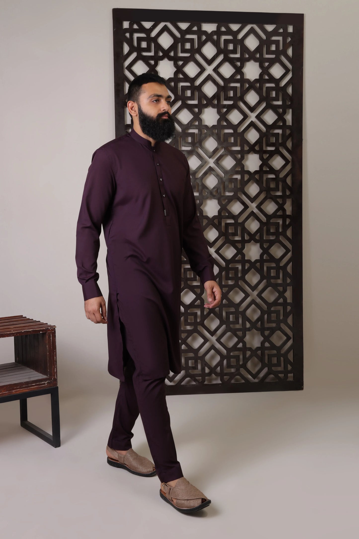 BANAFSH-E-TAAB ( MAUVE PURPLE ) - Durins Placket