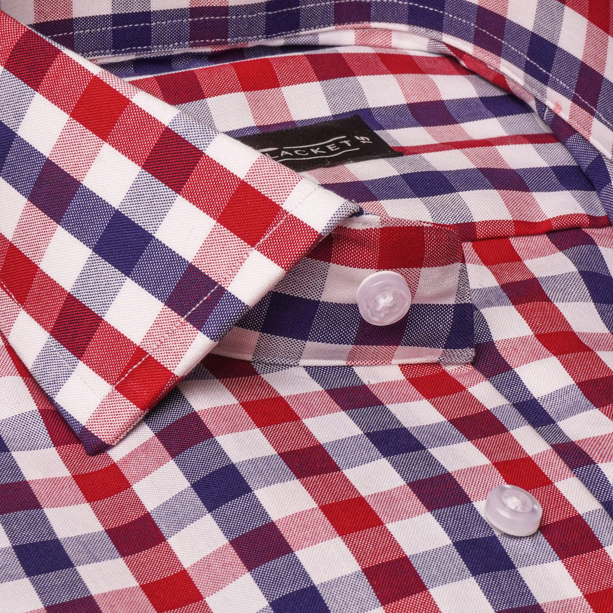 MADRID BLUE CHECKS - Durins Placket