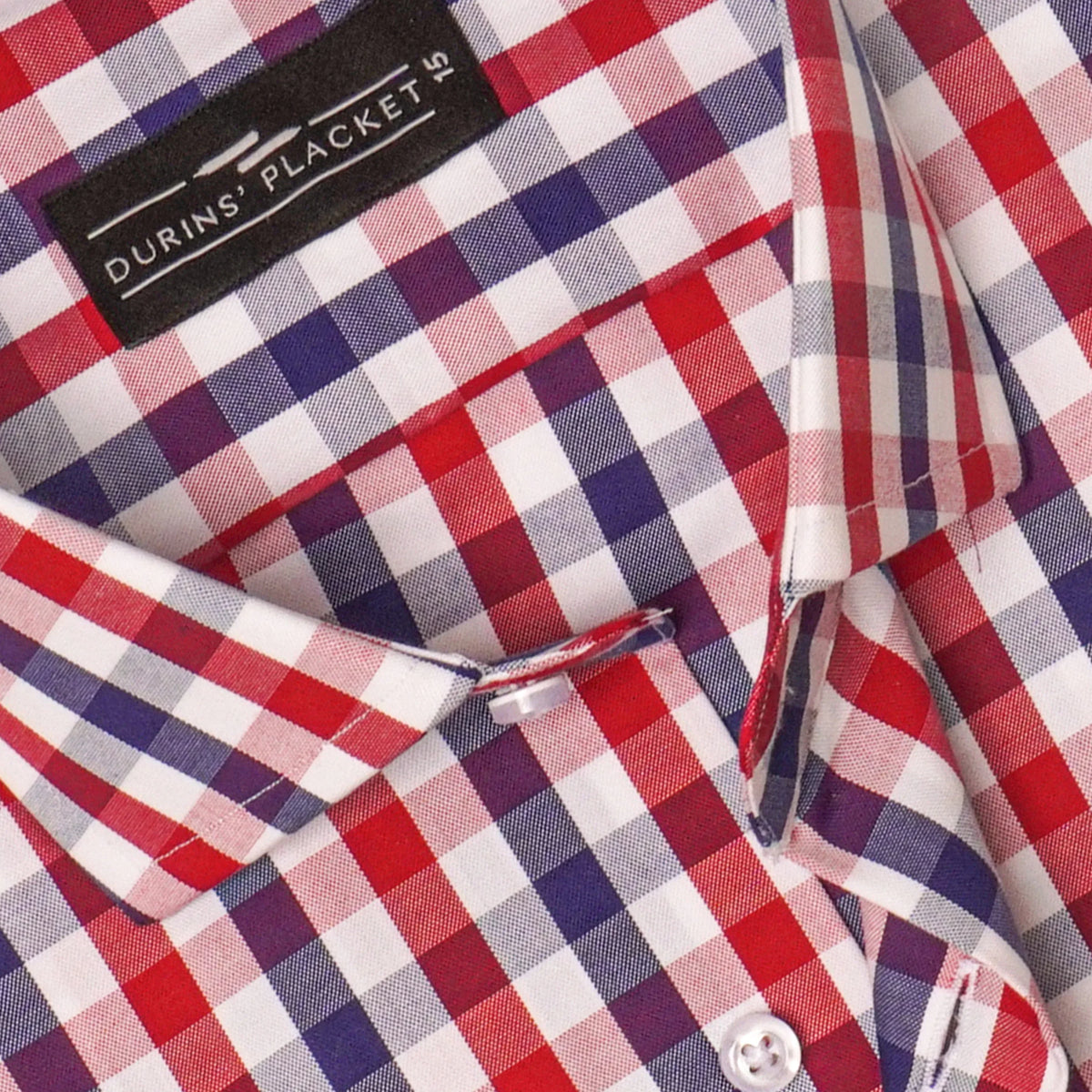 MADRID BLUE CHECKS - Durins Placket