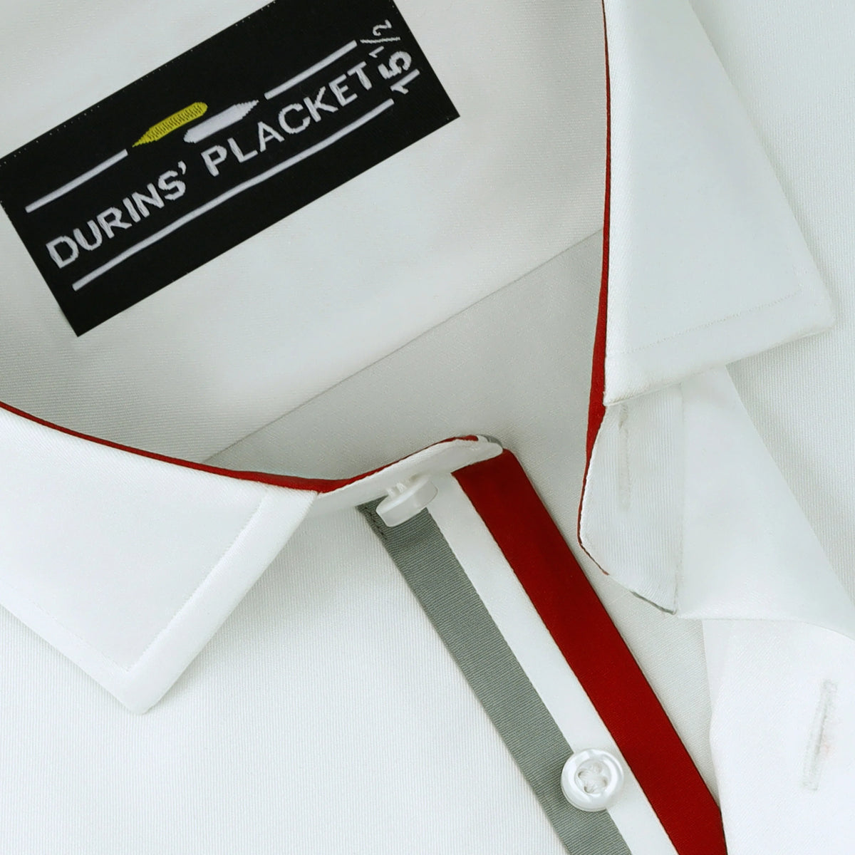 SCARLET WHITE LINER - Durins Placket