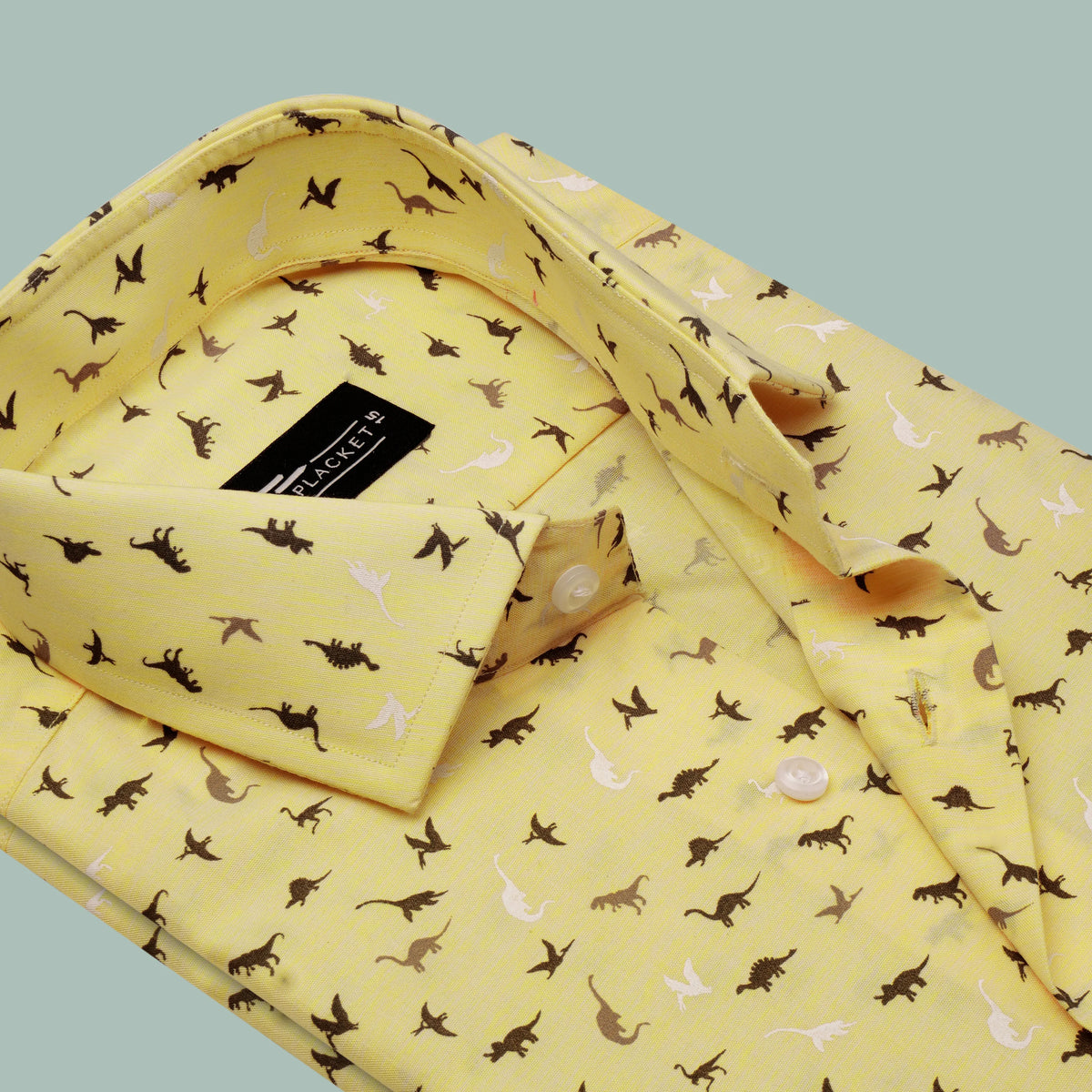 DINOSAURUS YELLOW SHIRT - Durins Placket