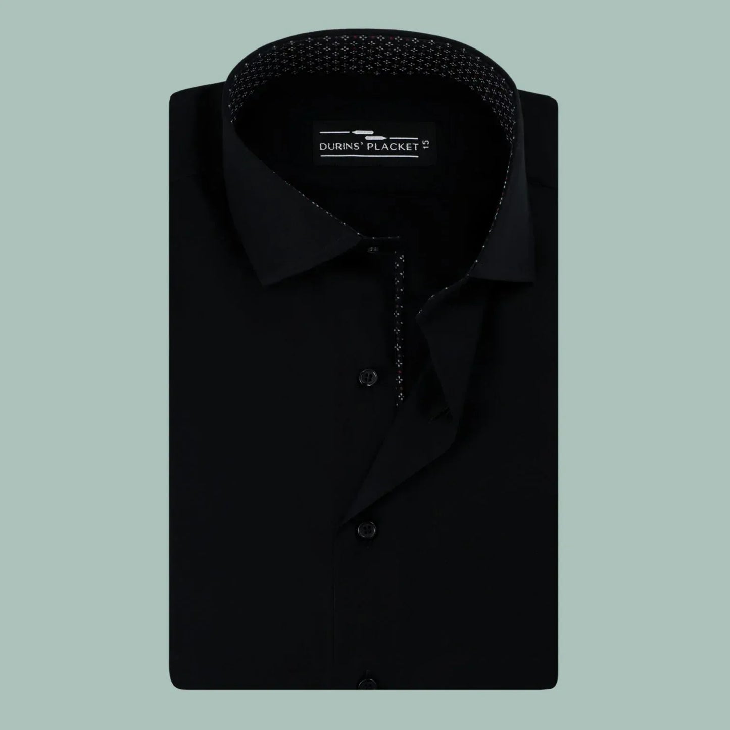 QUARTZ BLACK SHIRT - Durins Placket