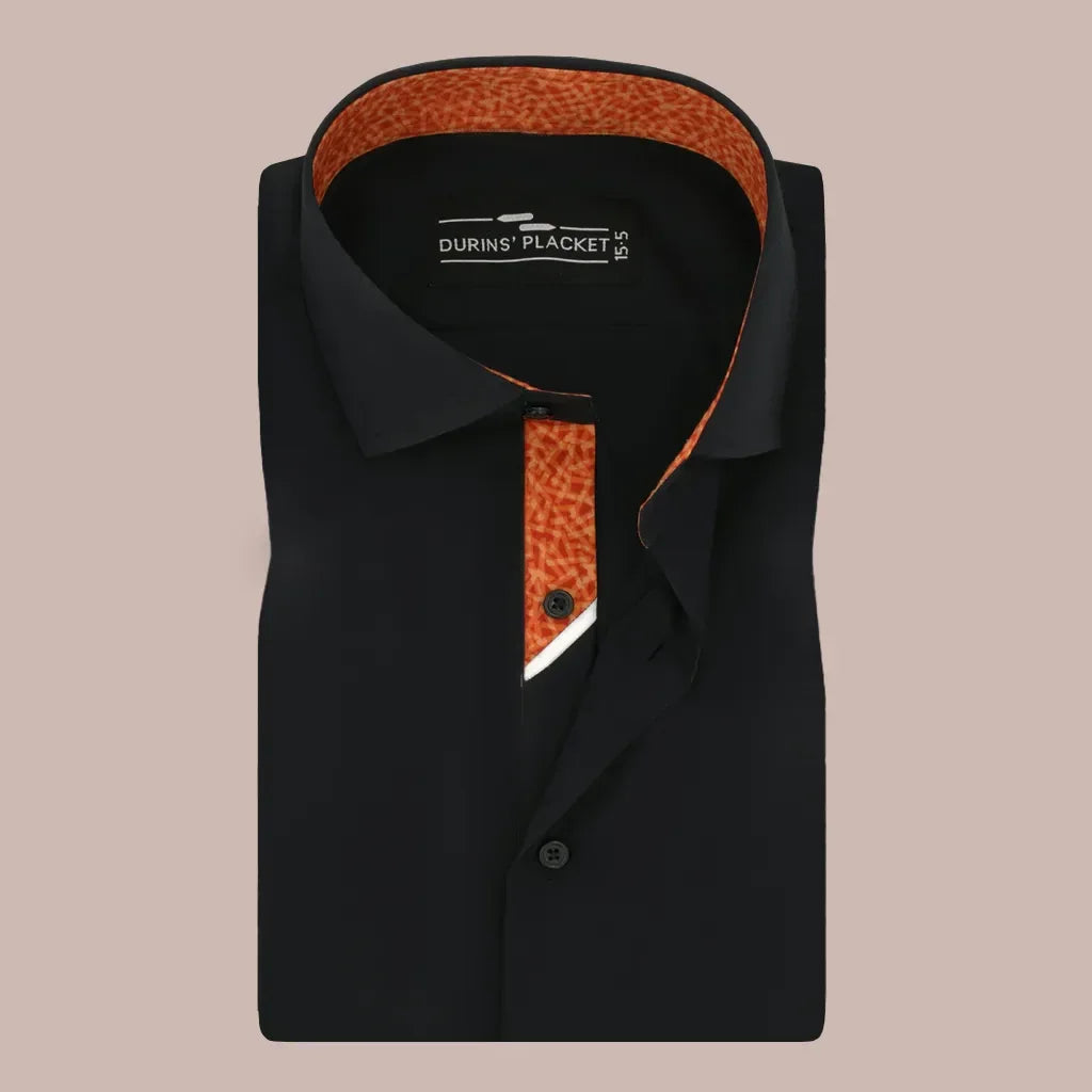 FIERCE BLACK SHIRT - Durins Placket
