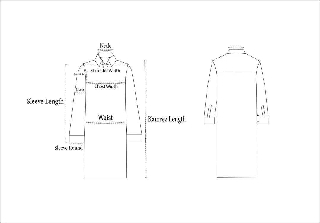 KAMEEZ SHALWAR STITCHING - Durins Placket