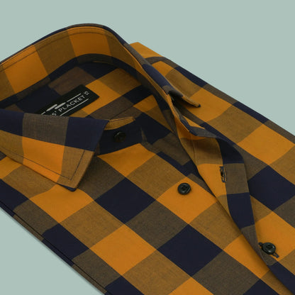 Yellow Check Shirt 