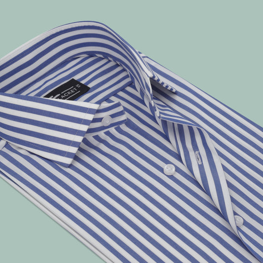 AWNING INDIGO STRIPES