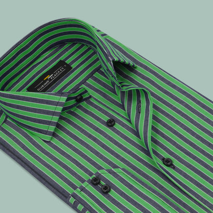 AMAZON BLUE GREEN STRIPES