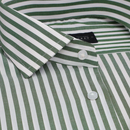 SOOTHING OLIVE GREEN STRIPES