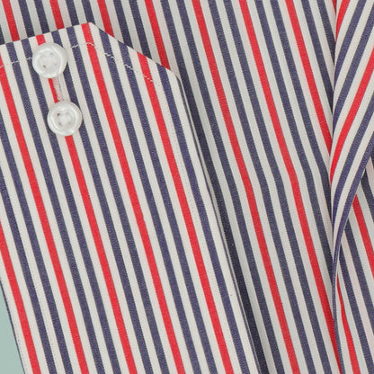 RED BLUE PIN STRIPES