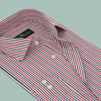 RED BLUE PIN STRIPES