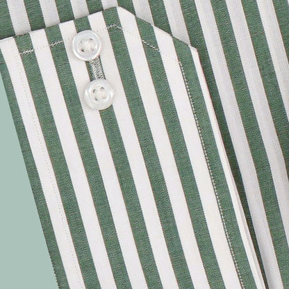 SOOTHING OLIVE GREEN STRIPES