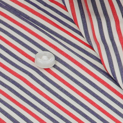 RED BLUE PIN STRIPES