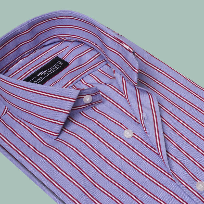 ASCOT LAVENDER WINE STRIPES