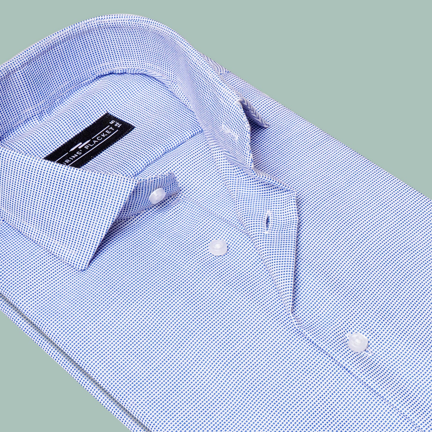 AVENOR BLUE DOBBY SHIRT