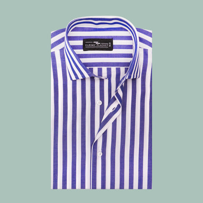 AWNING BOLD BLUE STRIPES