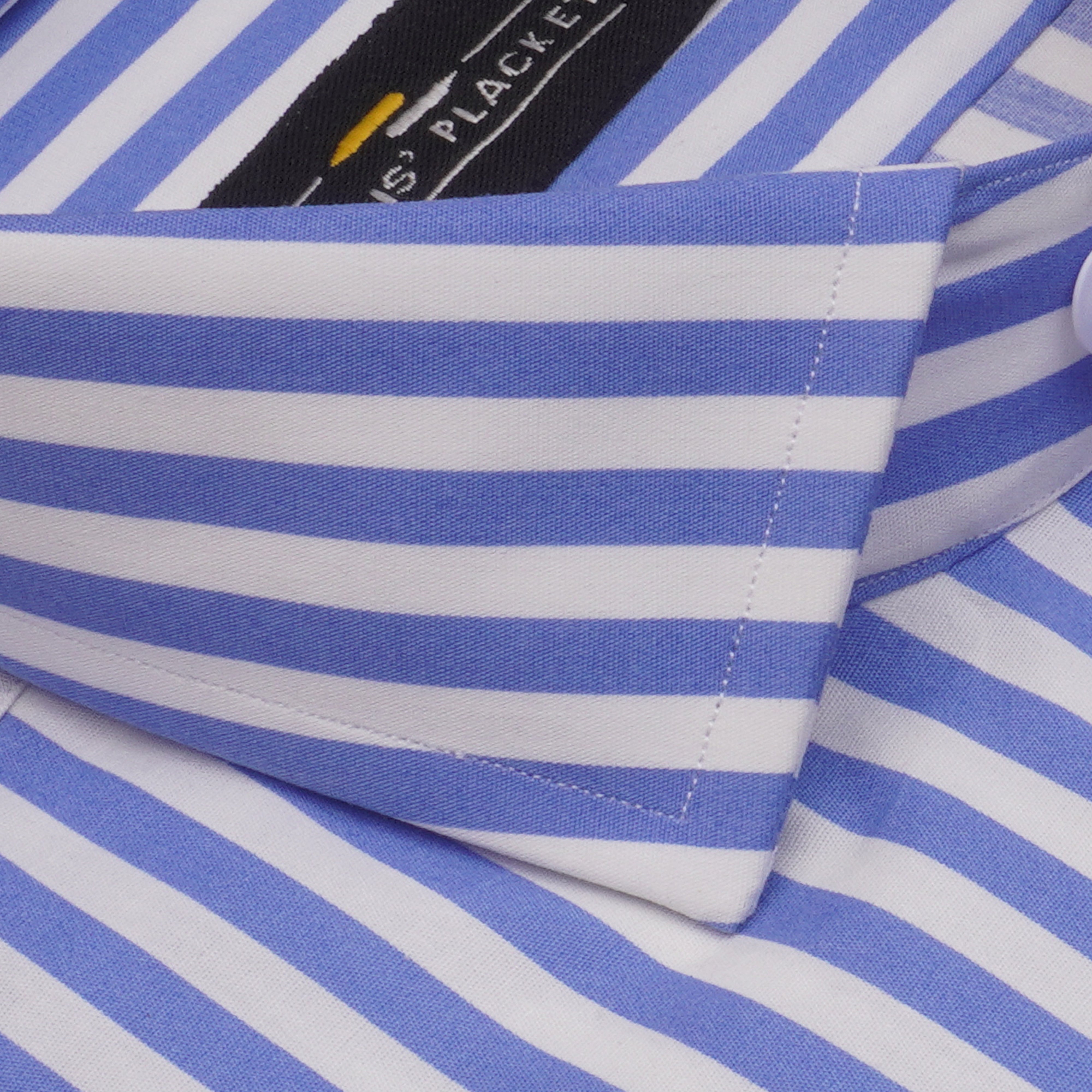 AWNING NEON BLUE STRIPES