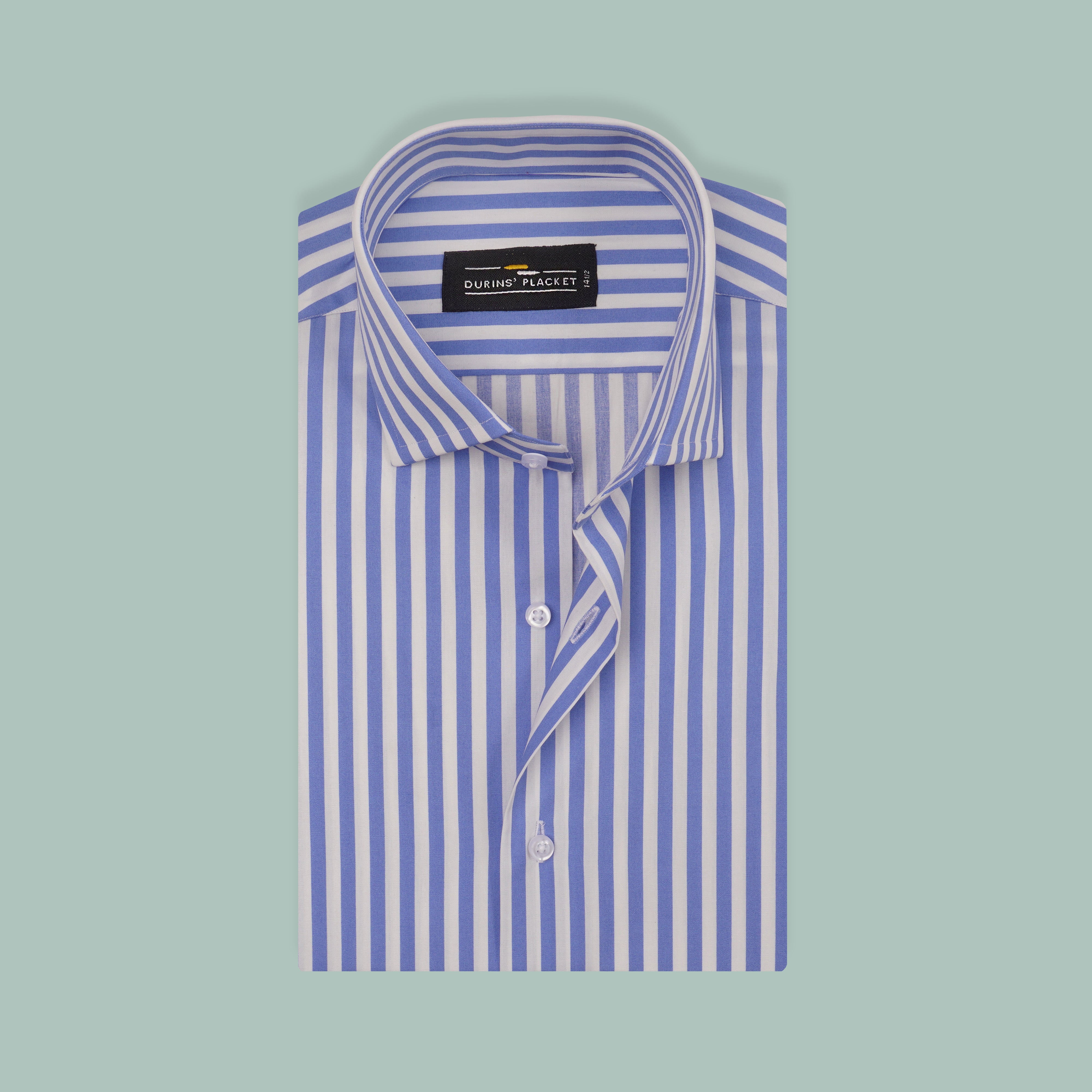 AWNING NEON BLUE STRIPES