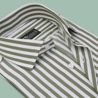 AWNING OLIVE STRIPES