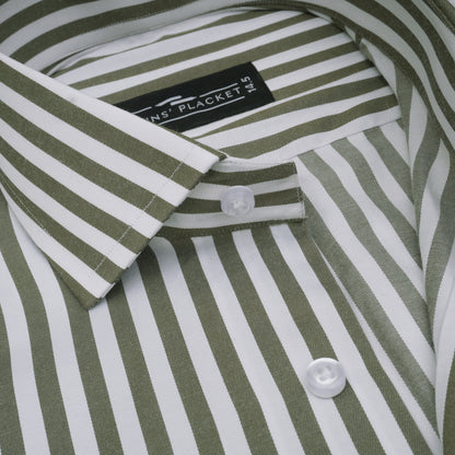 AWNING OLIVE STRIPES