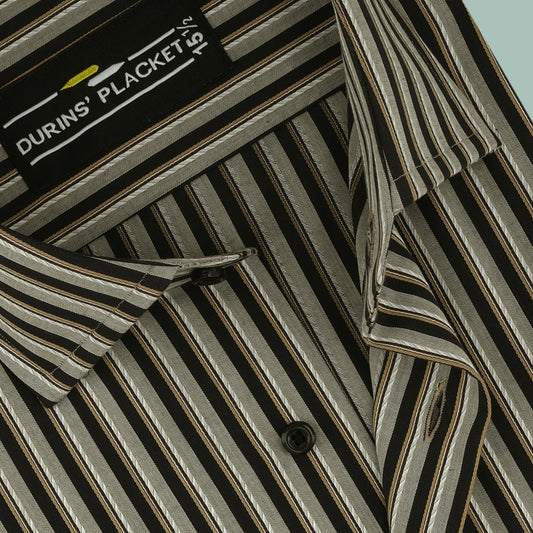 WALTON BLACK STRIPES SHIRT