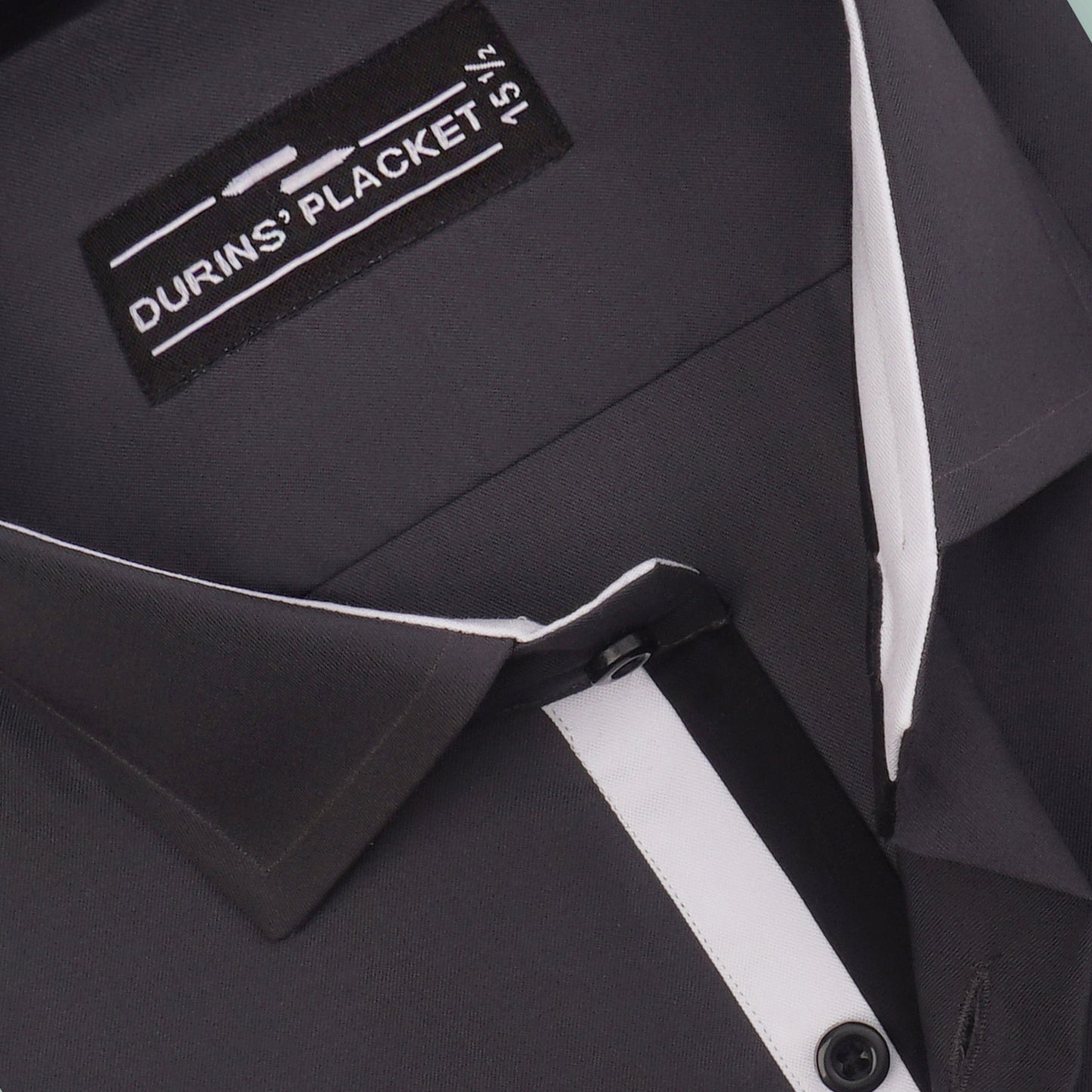CHEVRON GREY LINER SHIRT
