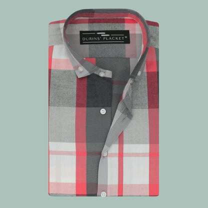 GLENSIDE GREY PINK CHECKS