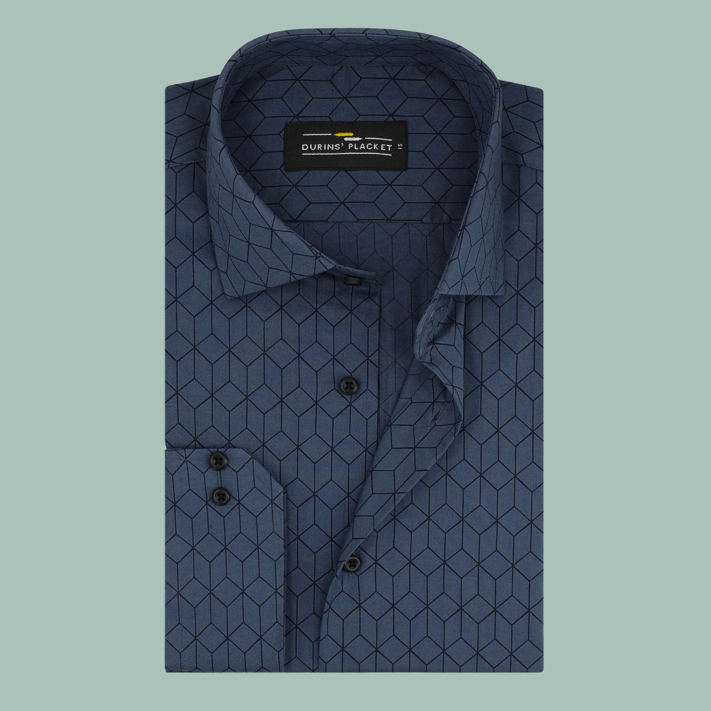 BINARY DEEP BLUE SHIRT