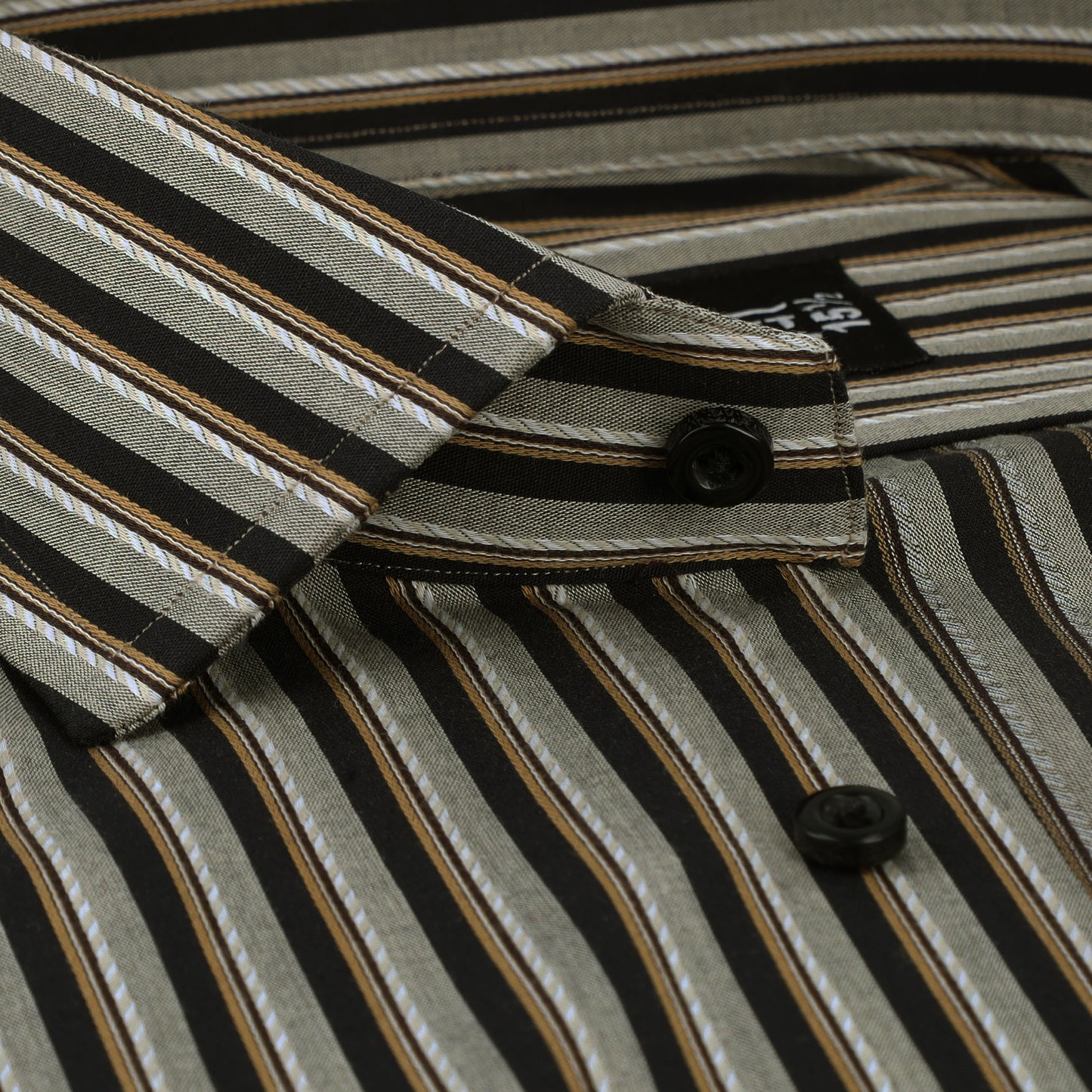 WALTON BLACK STRIPES SHIRT