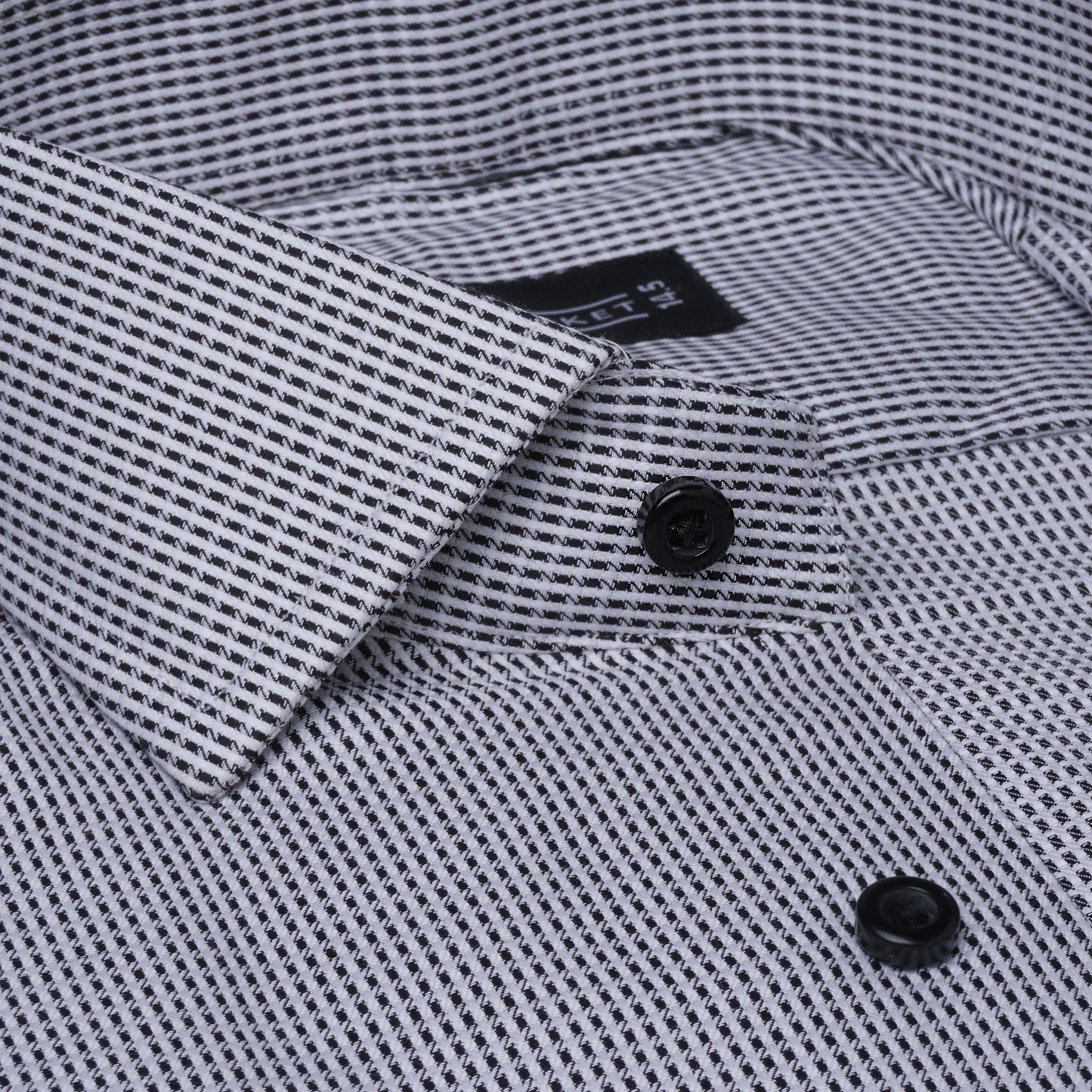 PETRA STONE BLACK SHIRT - Durins Placket