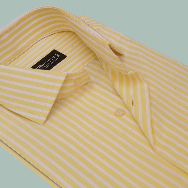 SOOTHING YELLOW STRIPES SHIRT