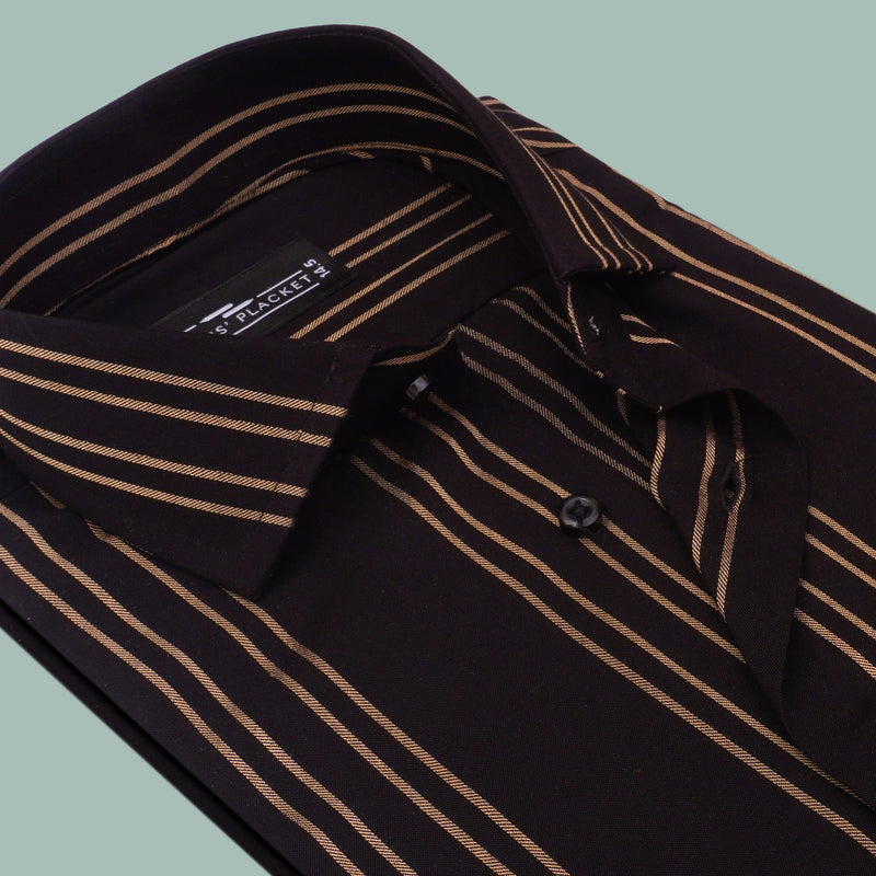 MARIGOLD BLACK STRIPES