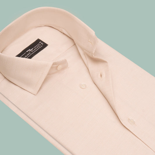 DUNE BEIGE DOBBY SHIRT