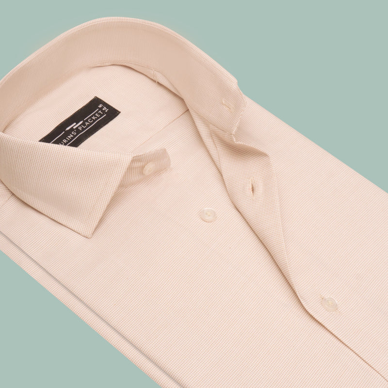 DUNE BEIGE DOBBY SHIRT