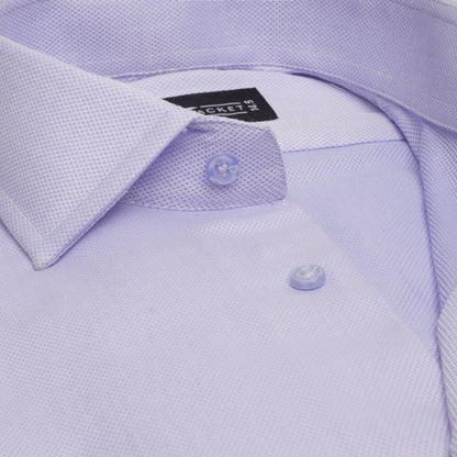 FROSTED BLUE DOBBY SHIRT