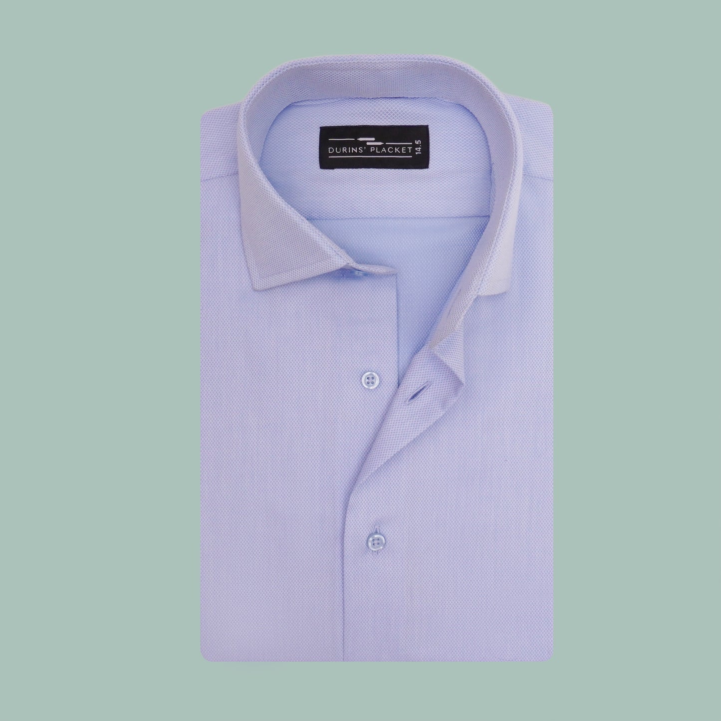 FROSTED BLUE DOBBY SHIRT