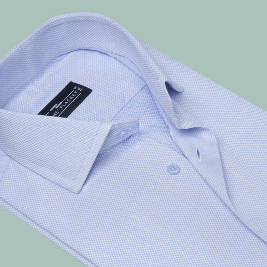 FROSTED BLUE MATRIX SHIRT