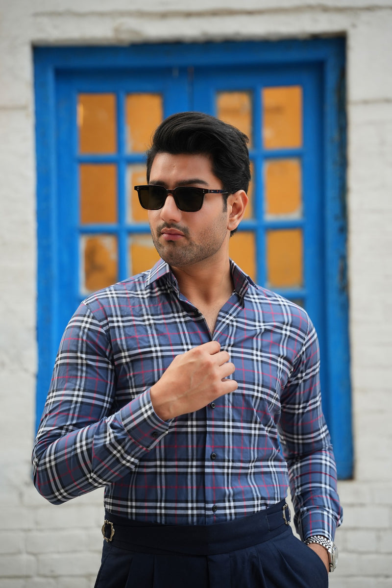 BROOKS ROYALE BLUE CHECKS