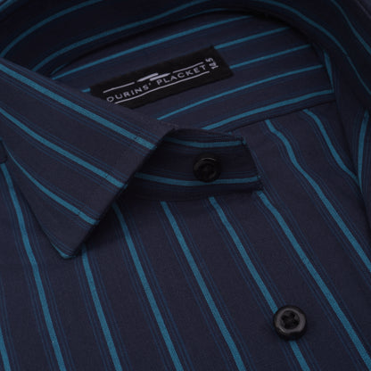 OCEAN TEAL STRIPES SHIRT